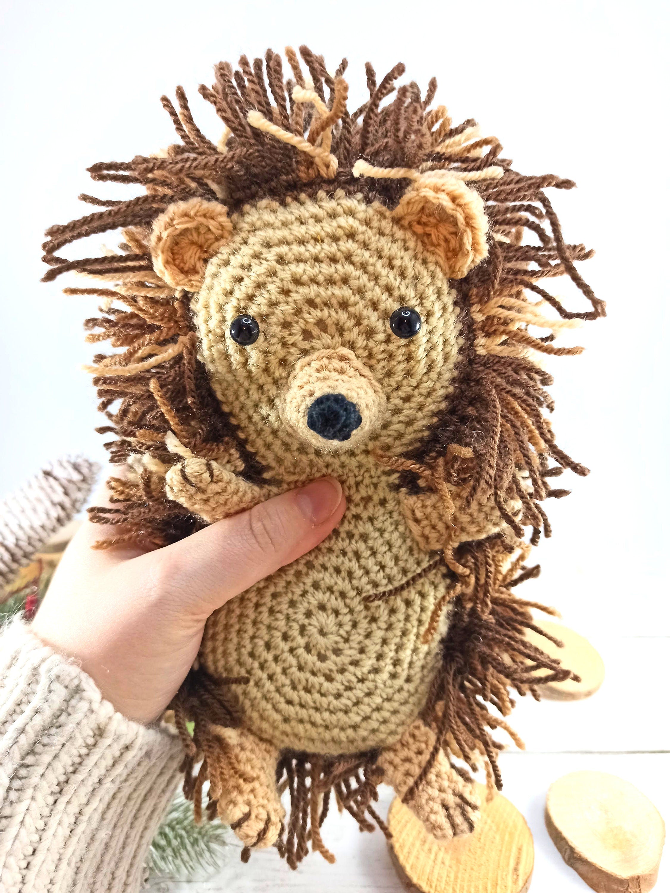 Crochet Hedgehog Plush: Handmade Woodland Animal Toy