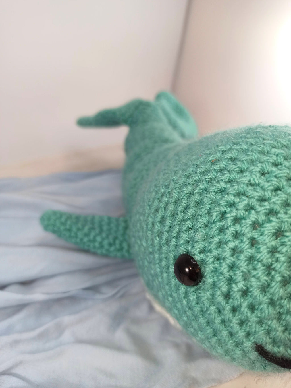 Crochet Narwhal Plush: Handmade Stuffed Sea Creature Toy