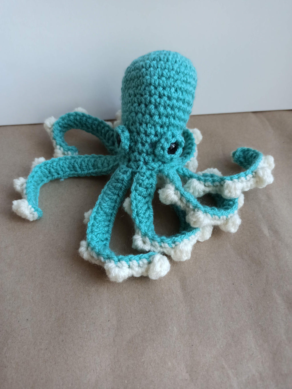 Pieuvre - patron de crochet terminologie britannique, terminologie américaine