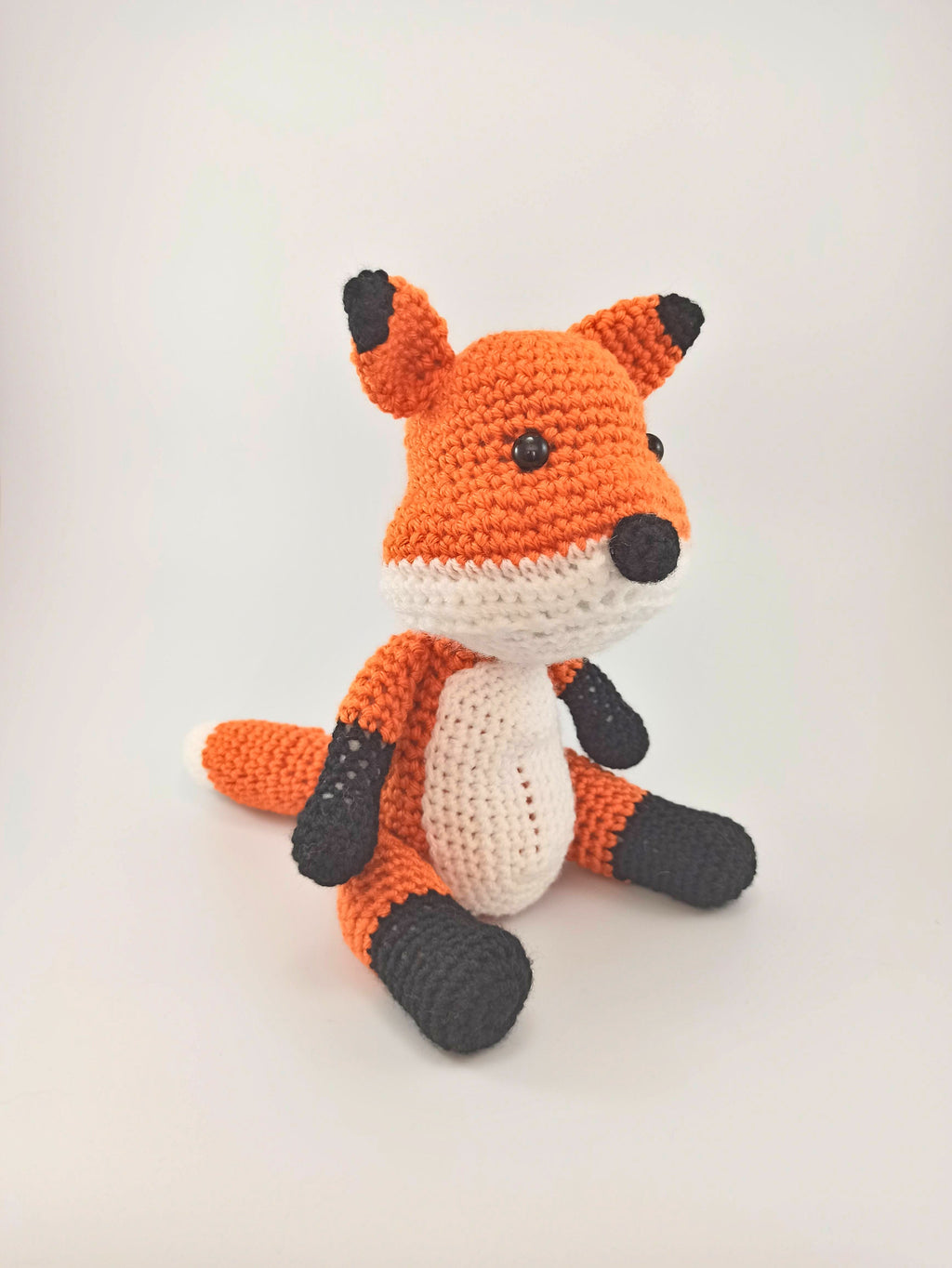 Crochet Fox Soft Toy: Cuddly Woodland Nursery Decor