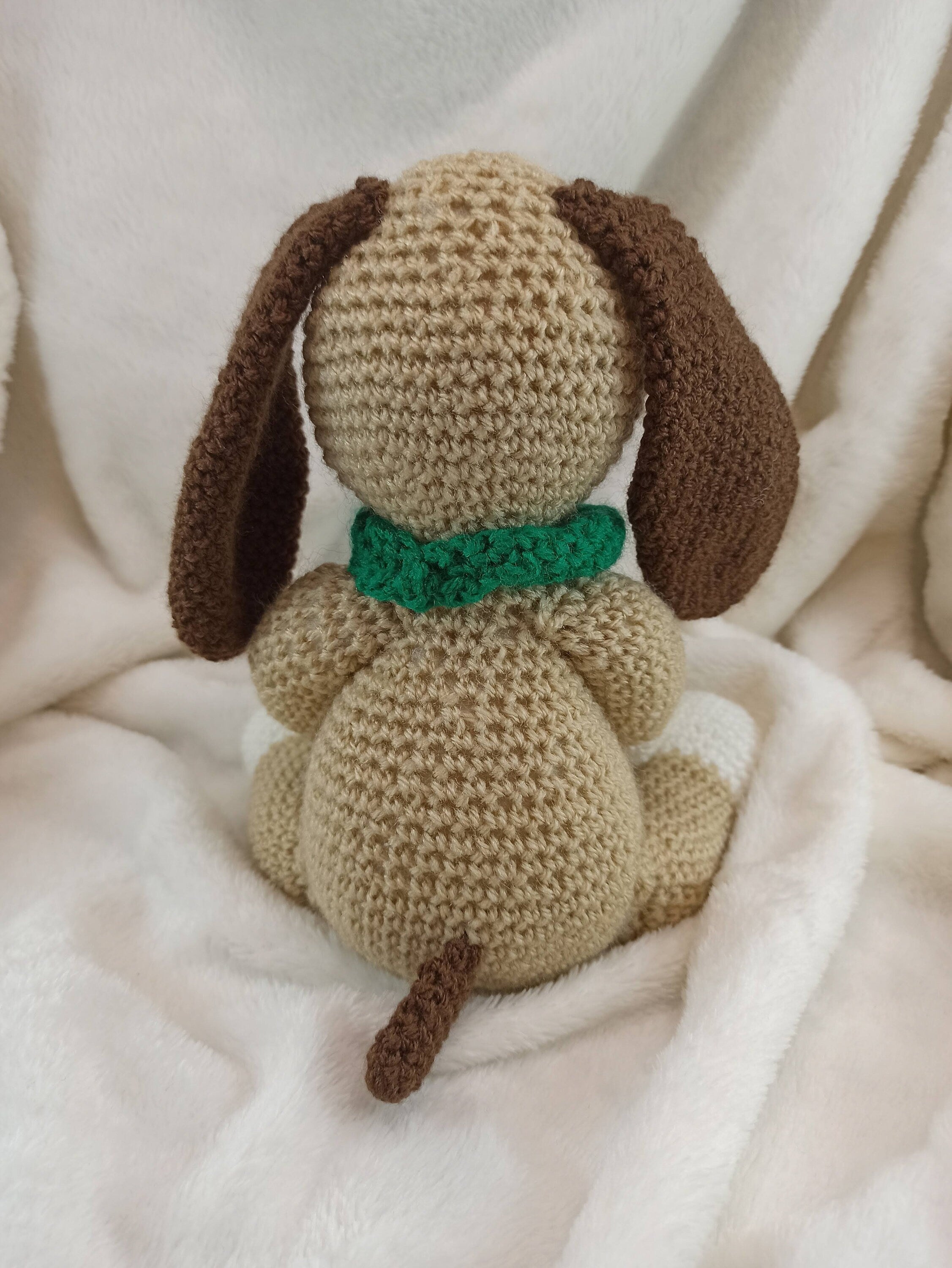 Crochet Dog Plush Toy: Handmade Stuffed Puppy Gift