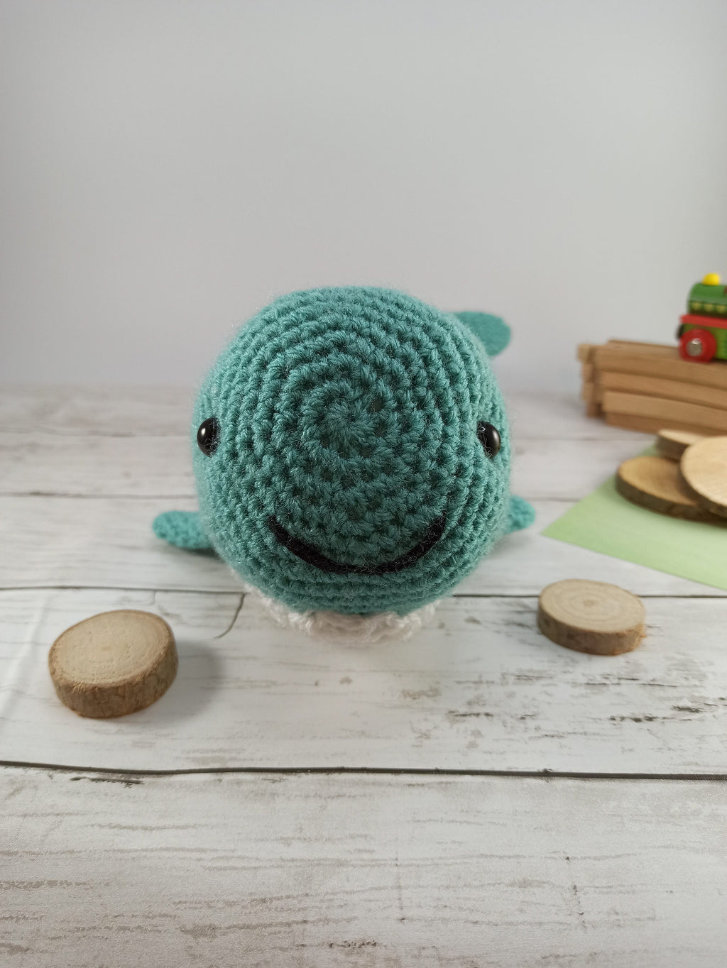Crochet Whale Plush Toy: Handmade Cuddly Sea Creature