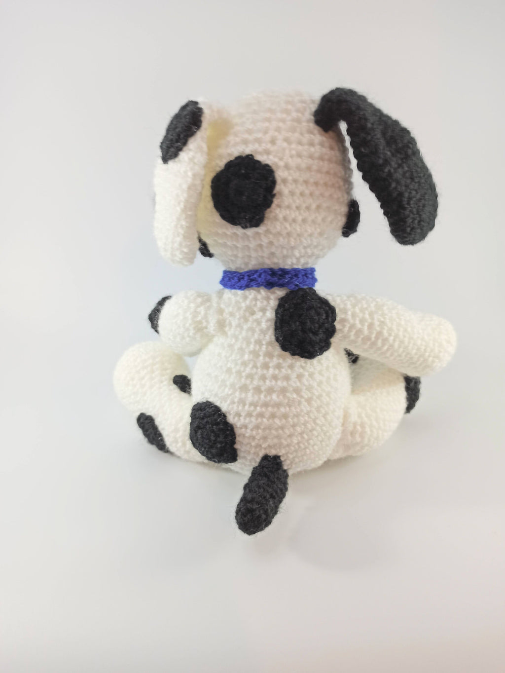 Crochet Dalmation soft toy, dog cuddly toy, stuffed animal, plush gift