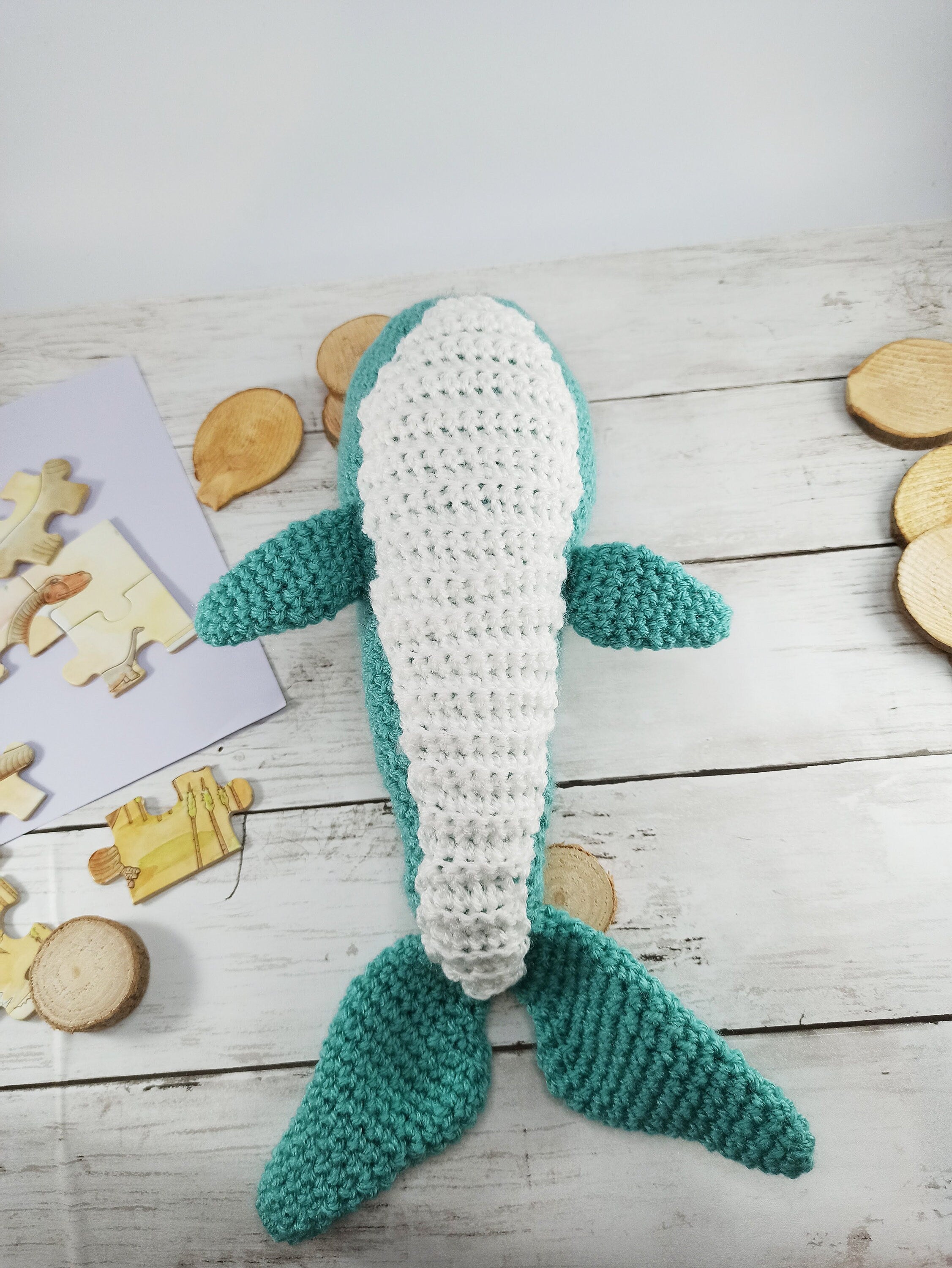 Crochet Whale Plush Toy: Handmade Cuddly Sea Creature