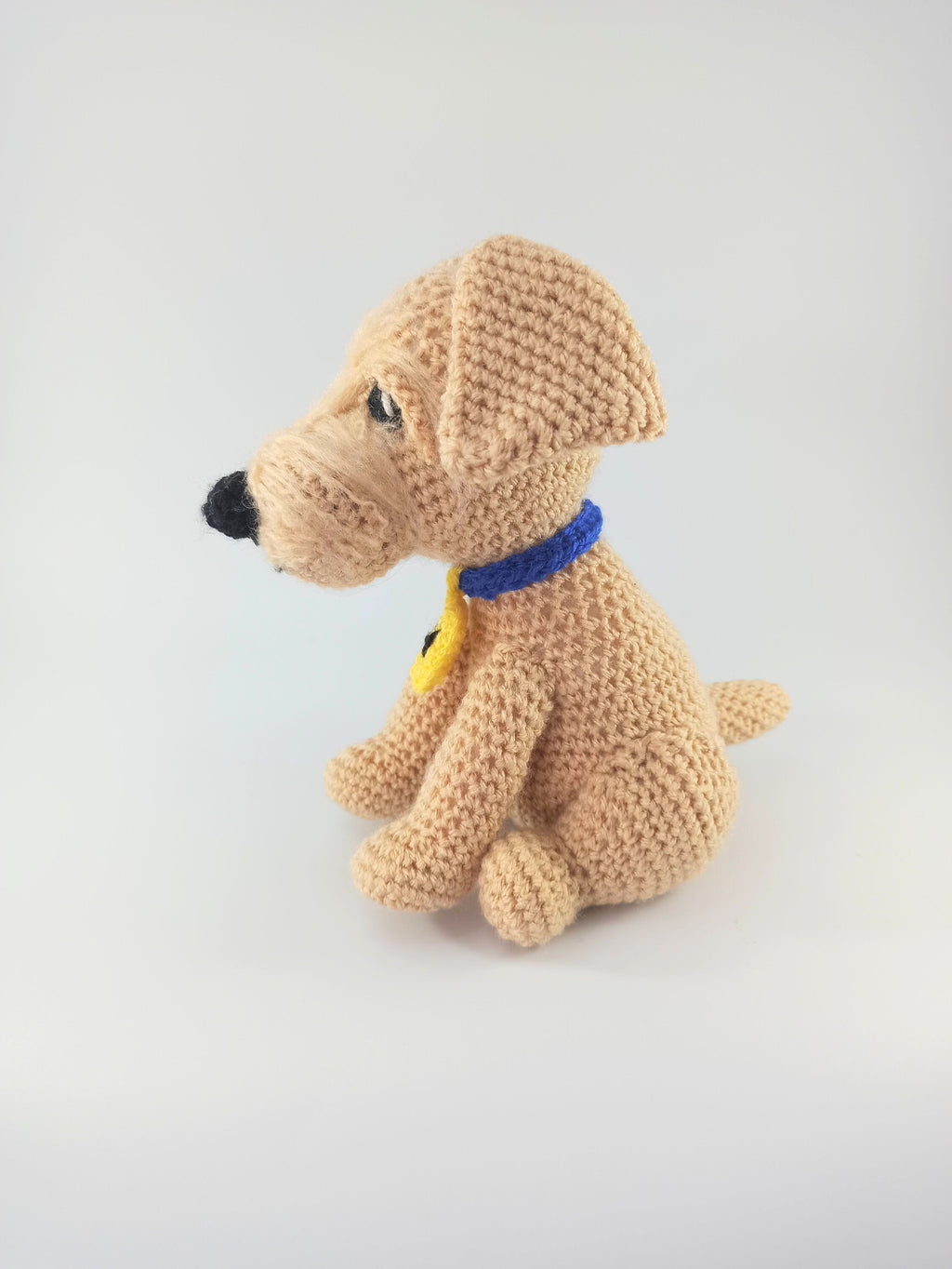 Crochet Terrier Dog Plush: Personalized Stuffed Animal Toy
