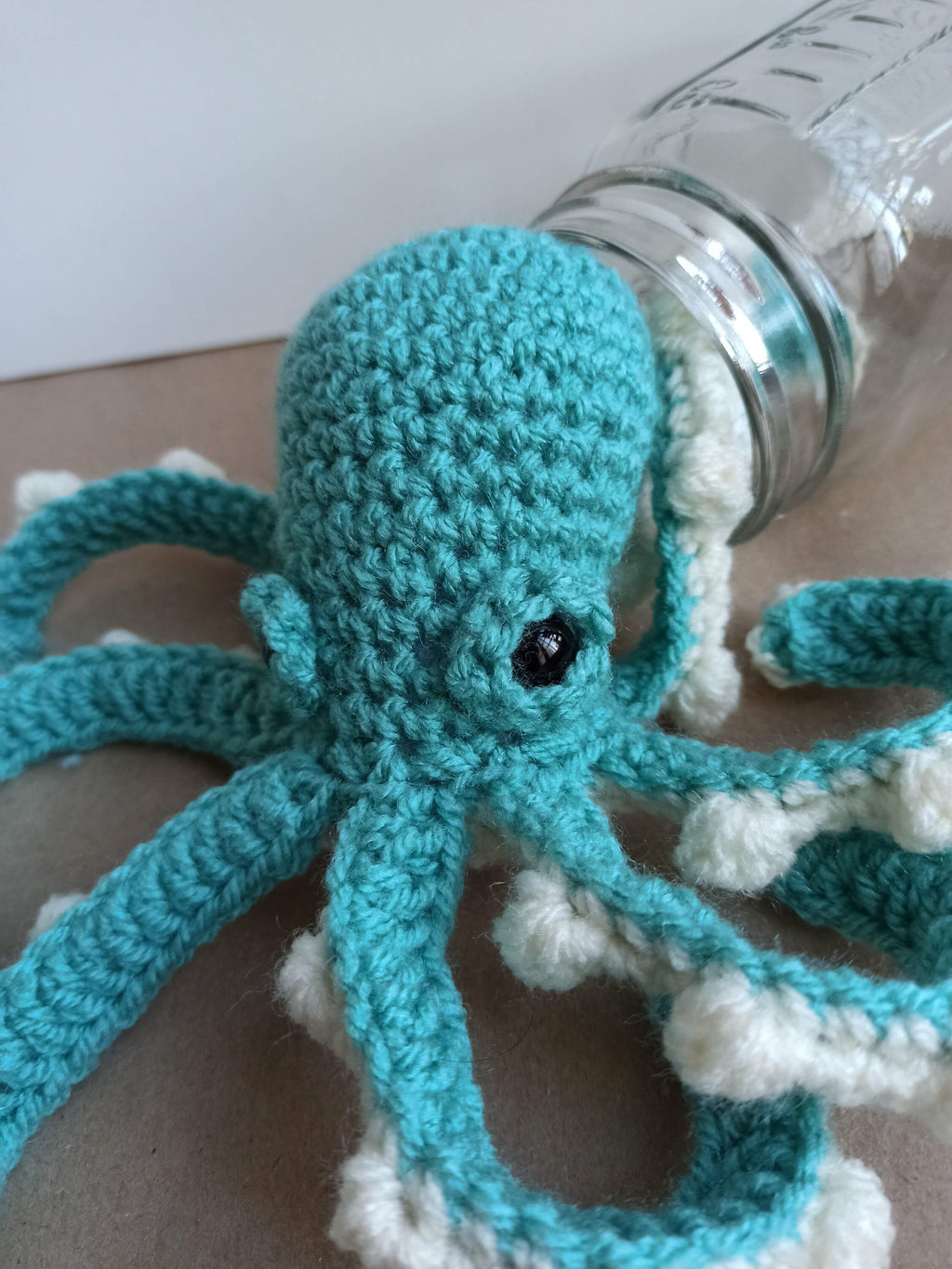 Pieuvre - patron de crochet terminologie britannique, terminologie américaine