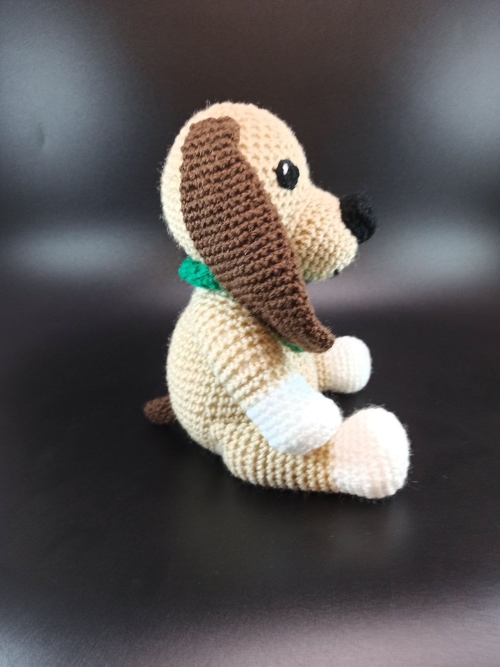 Crochet Dog Plush Toy: Handmade Stuffed Puppy Gift
