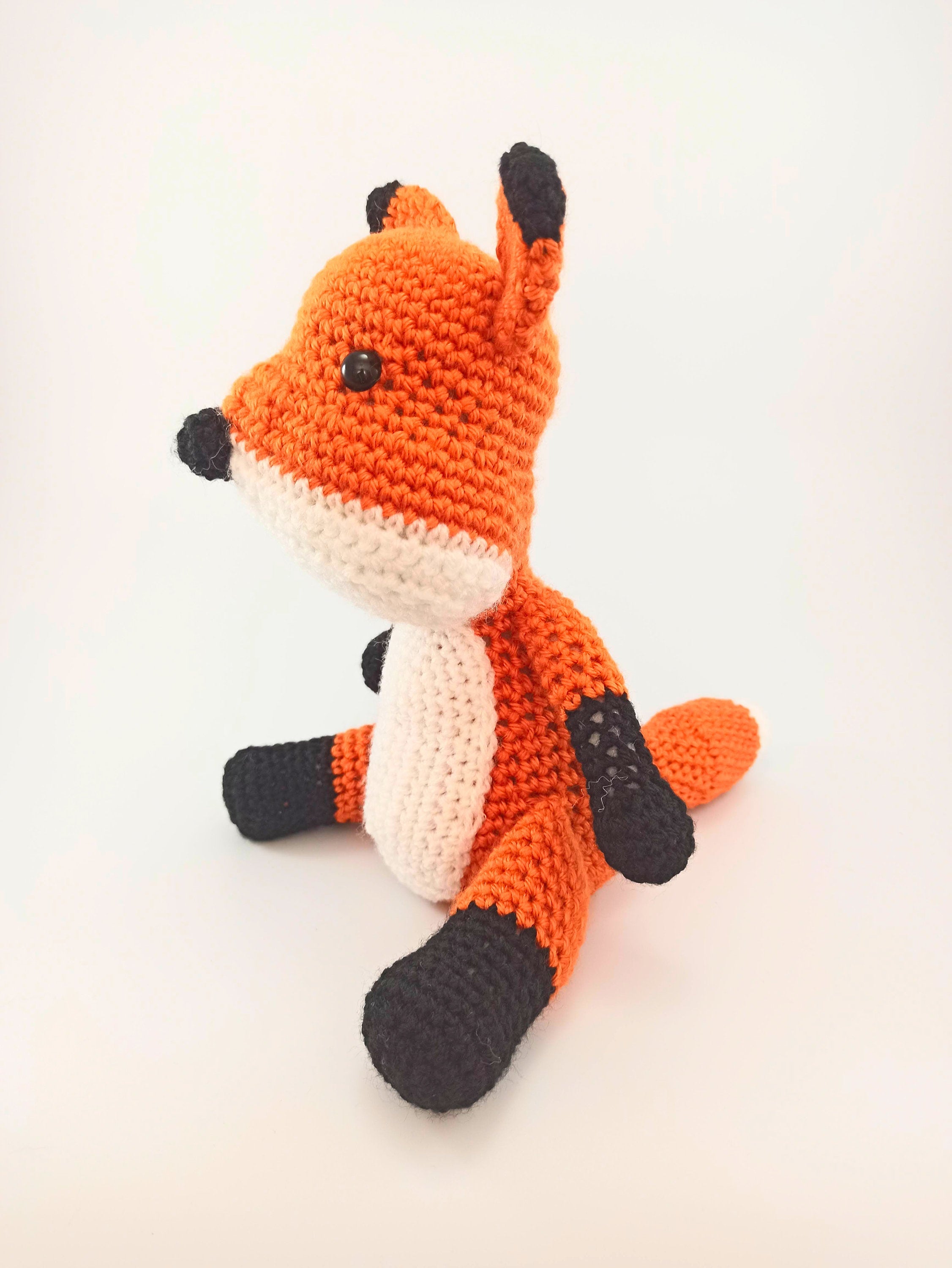 Crochet Fox Soft Toy: Cuddly Woodland Nursery Decor