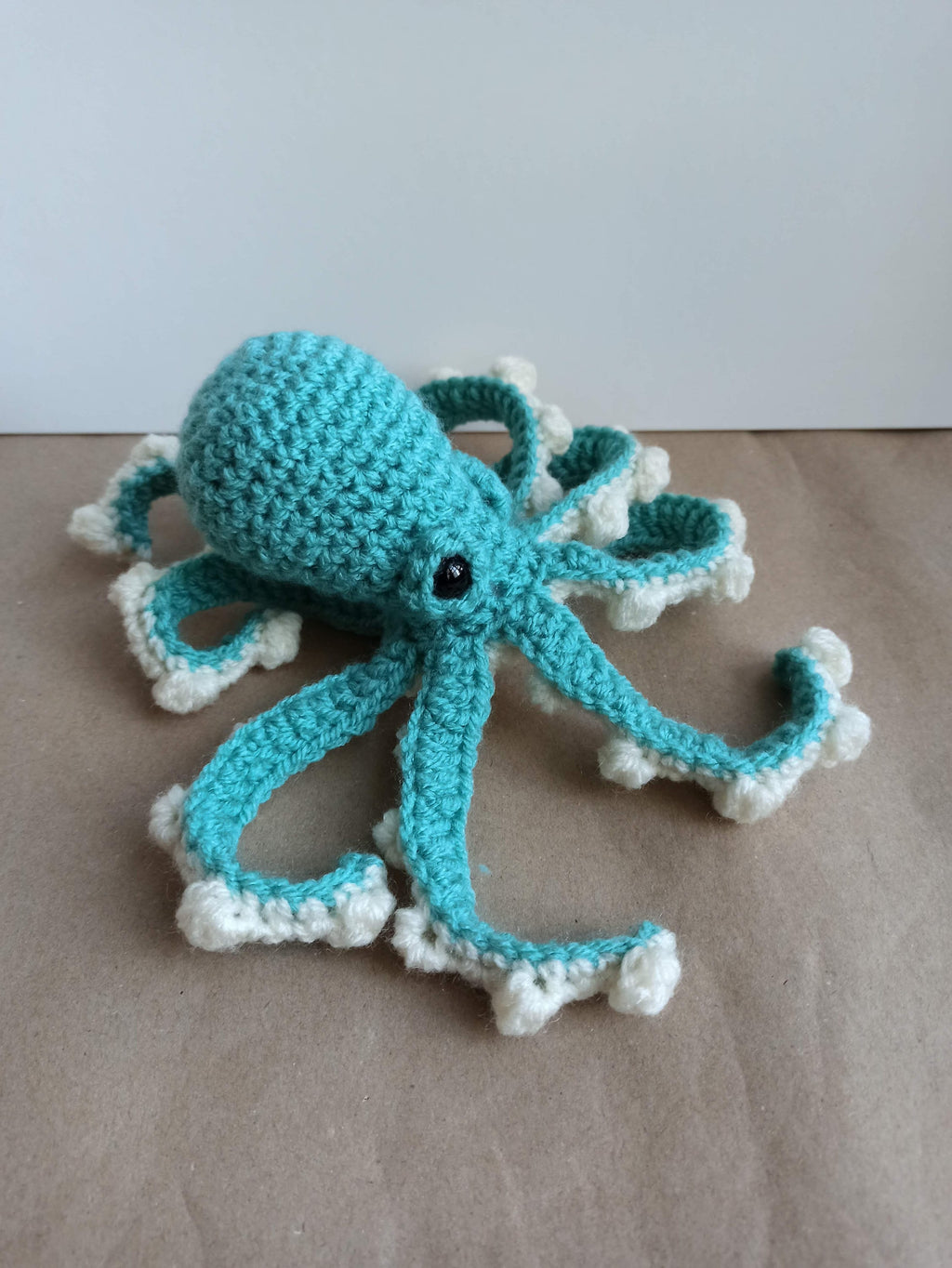 Pieuvre - patron de crochet terminologie britannique, terminologie américaine