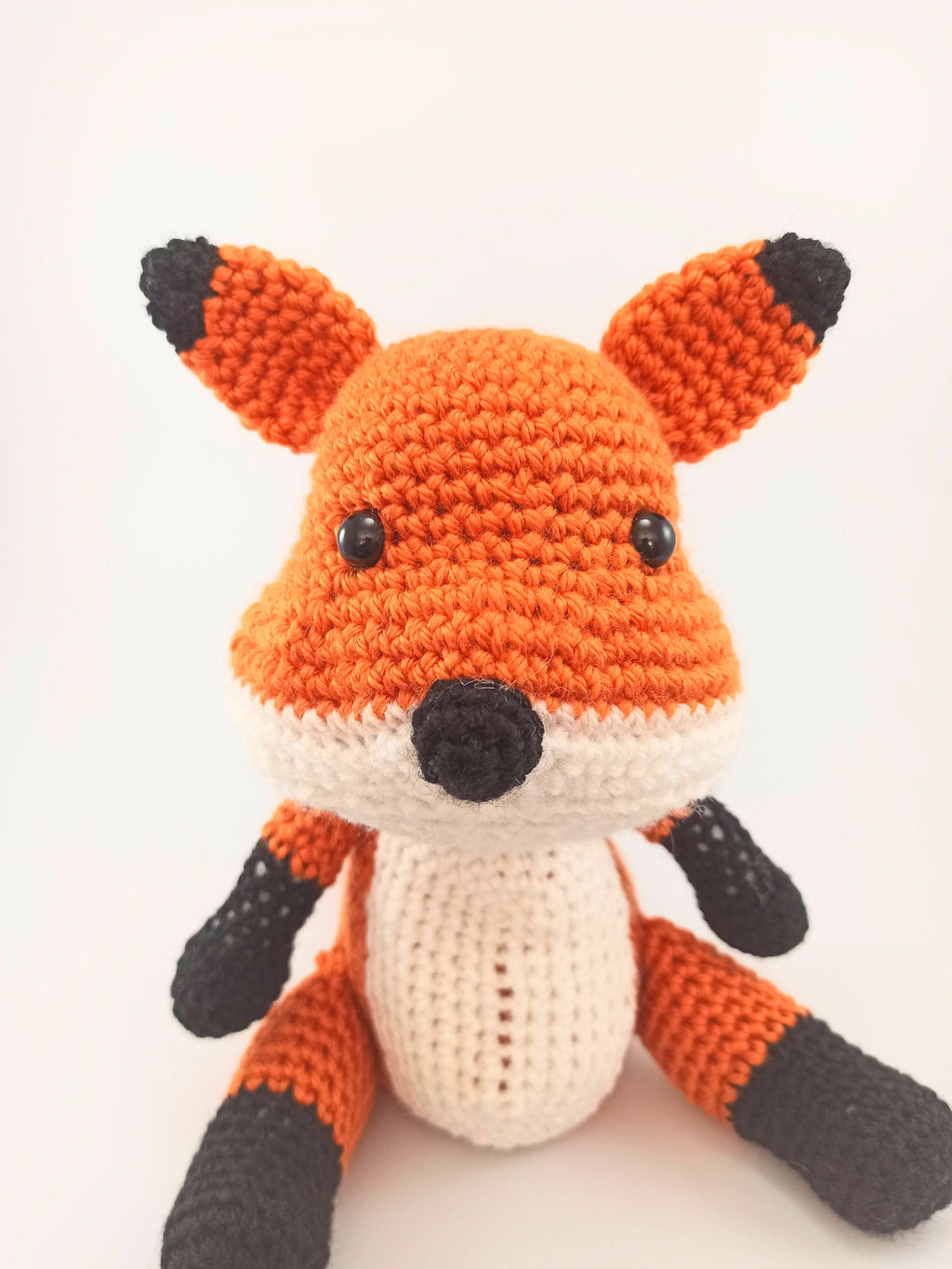 Crochet Fox Soft Toy: Cuddly Woodland Nursery Decor