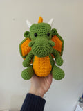 Dragon Crochet pattern, soft toy, amigurumi pattern