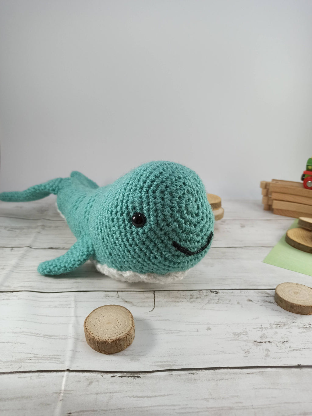 Crochet Whale Plush Toy: Handmade Cuddly Sea Creature