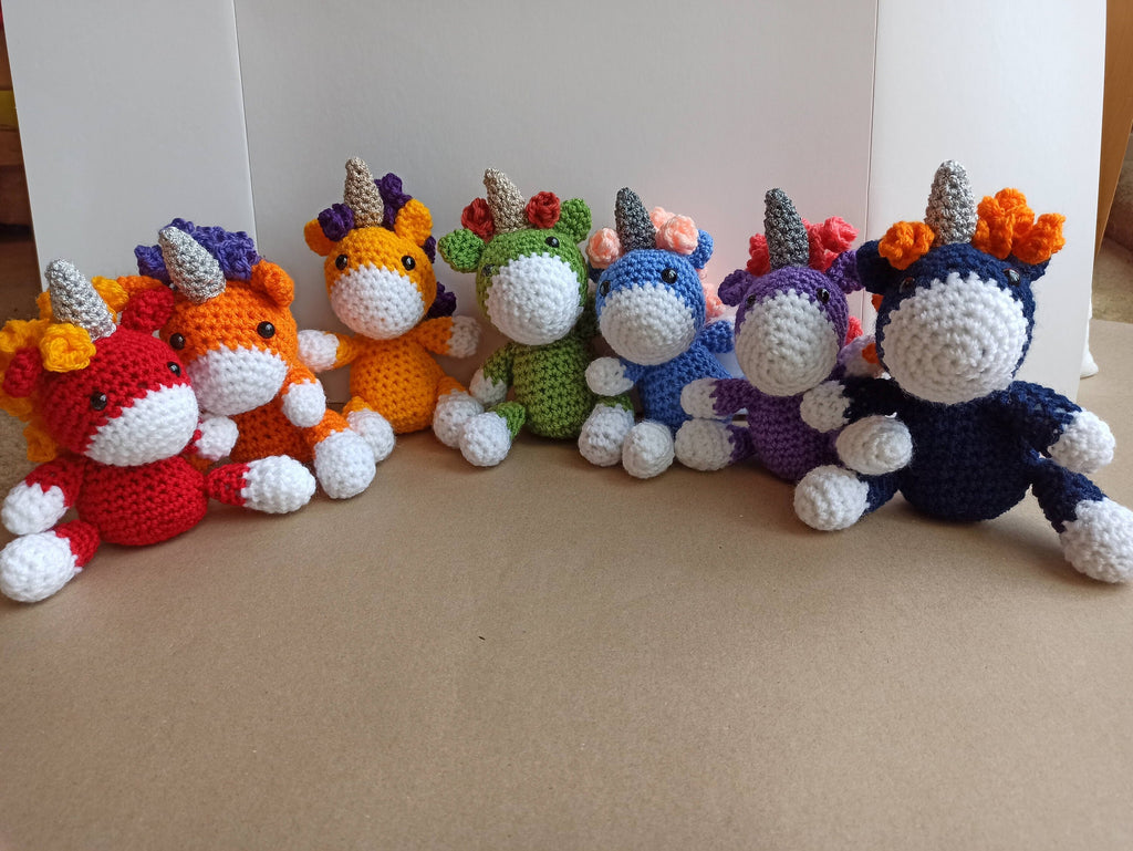Crochet Unicorn Plush: Handmade Cuddly Stuffed Animal