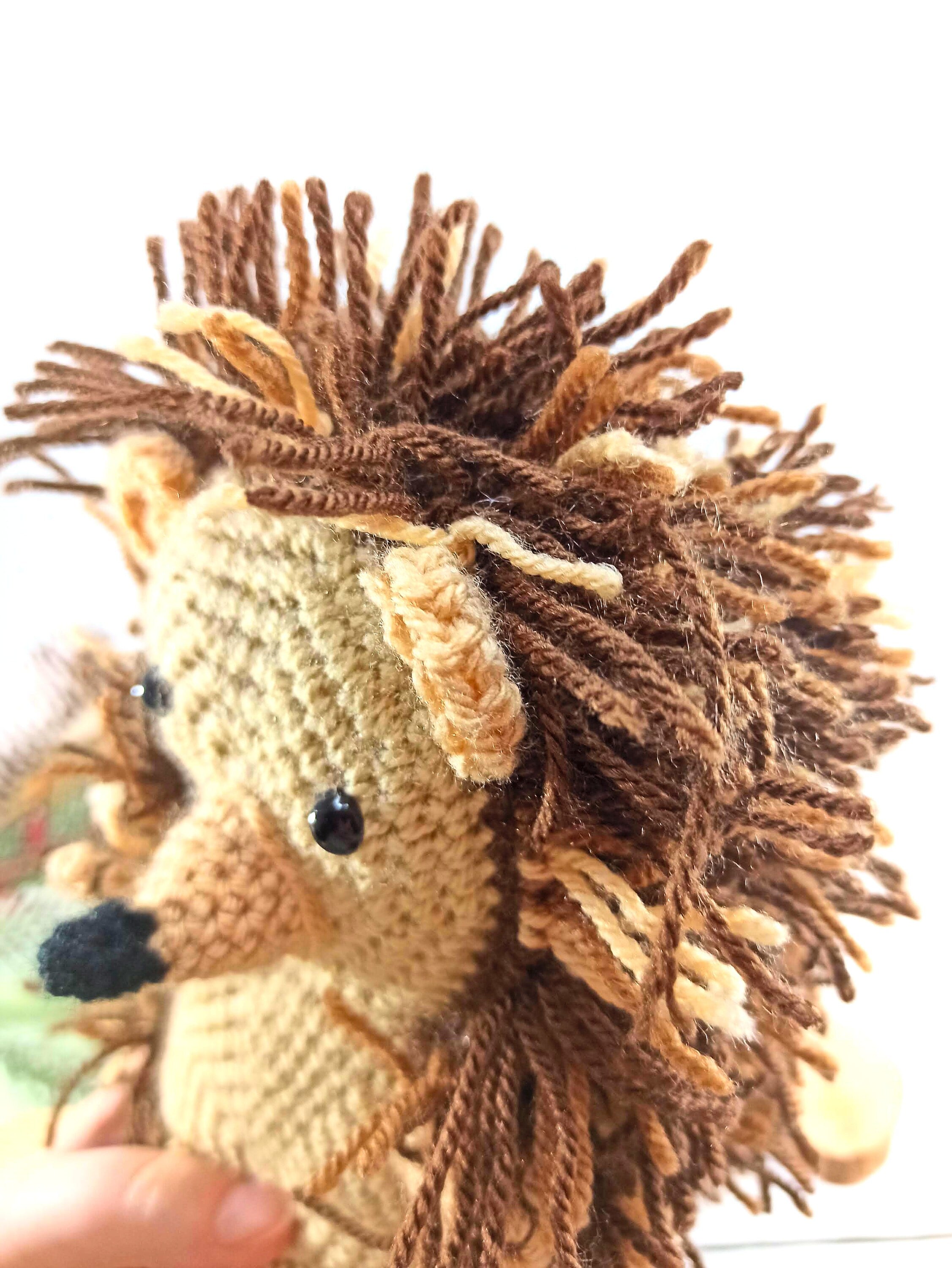 Crochet Hedgehog Plush: Handmade Woodland Animal Toy