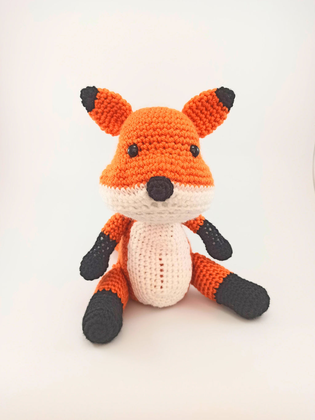 Crochet Fox Soft Toy: Cuddly Woodland Nursery Decor