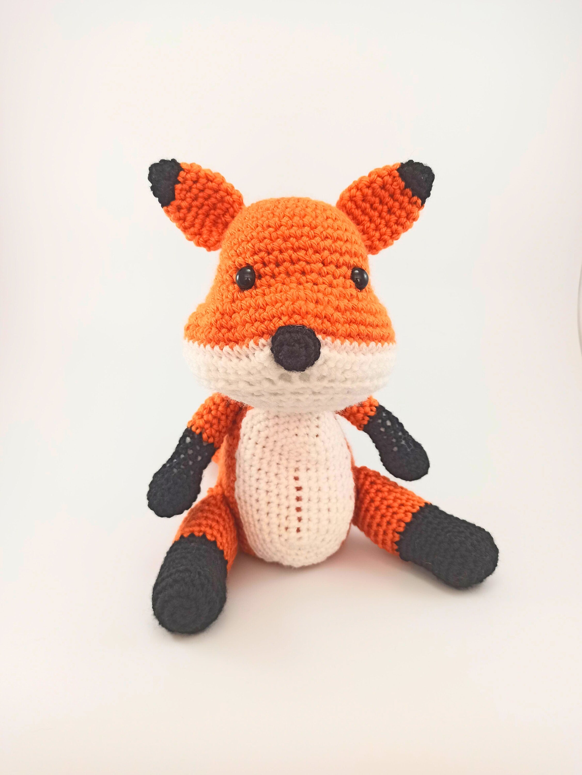 Crochet Fox Soft Toy: Cuddly Woodland Nursery Decor