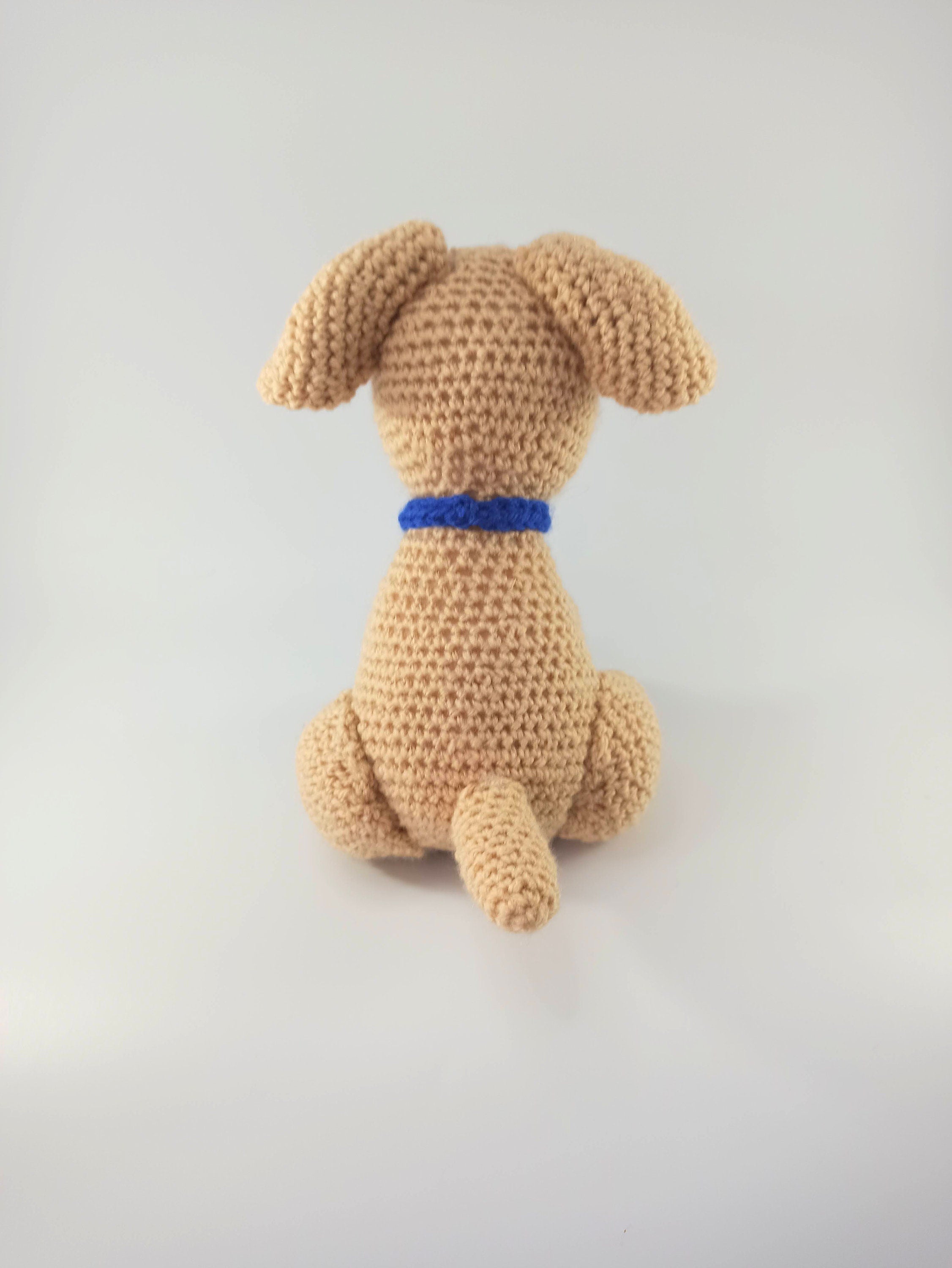 Crochet Terrier Dog Plush: Personalized Stuffed Animal Toy