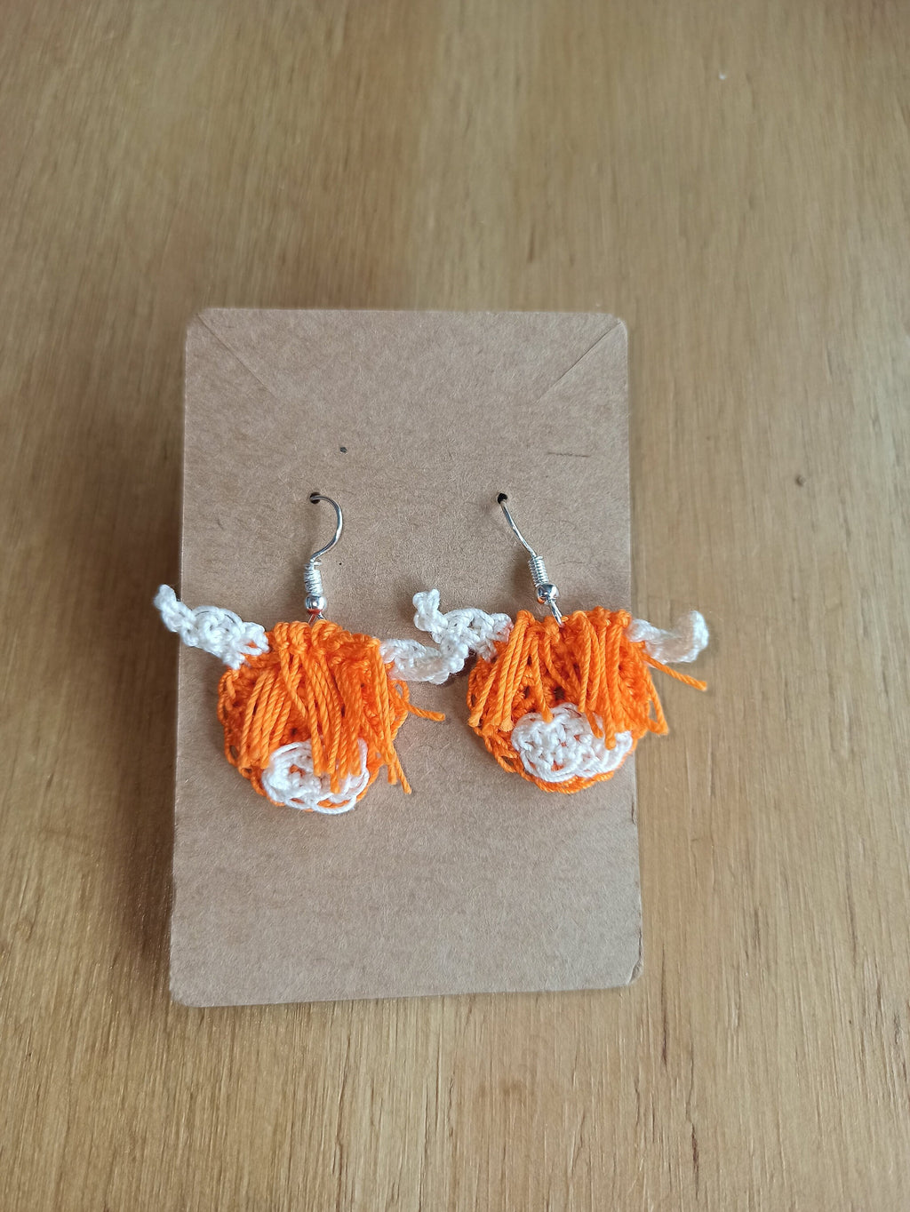 Boucles d'oreilles vaches écossaises des Highlands, cadeau crochet pour femmes et jeunes filles, bijoux écossais à suspendre