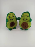 Cuddling avocados soft toy, cuddly plush gift stuffed stuffies plushies food game