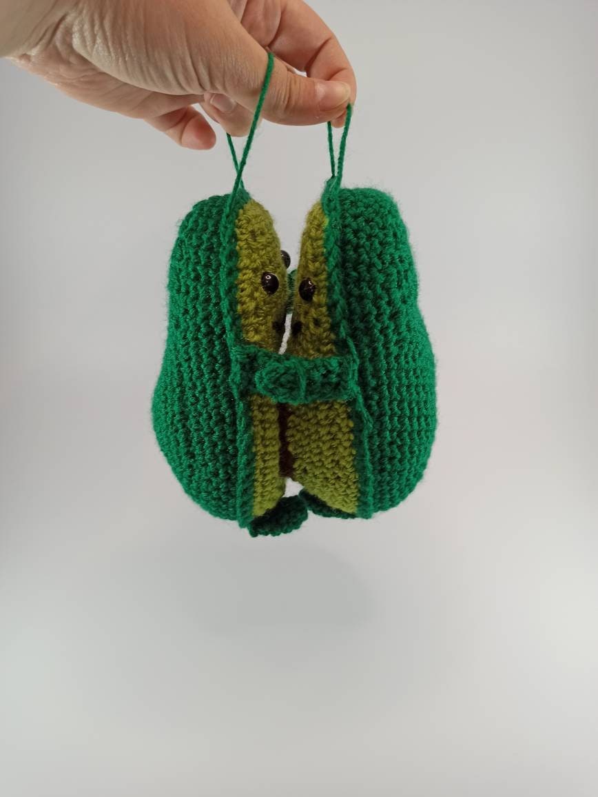 Cuddling avocados soft toy, cuddly plush gift stuffed stuffies plushies food game