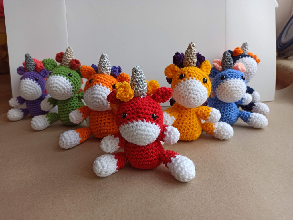 Crochet Unicorn Plush: Handmade Cuddly Stuffed Animal