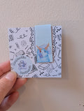 Dinosaur magnetic bookmark with bible verse on the back