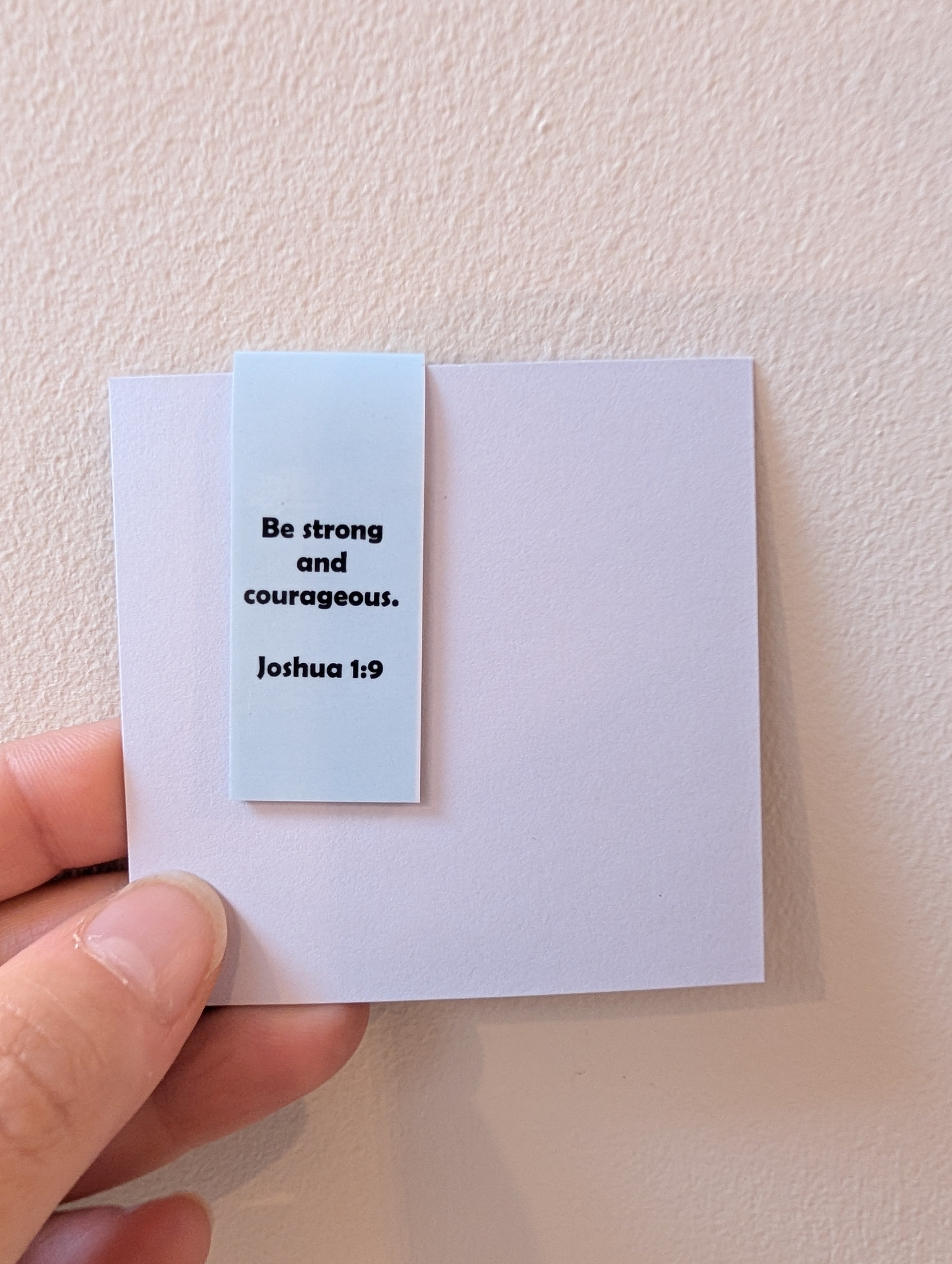 Dinosaur magnetic bookmark with bible verse on the back