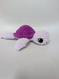 Cuddly turtle soft toy, crocheted and handmade in UK