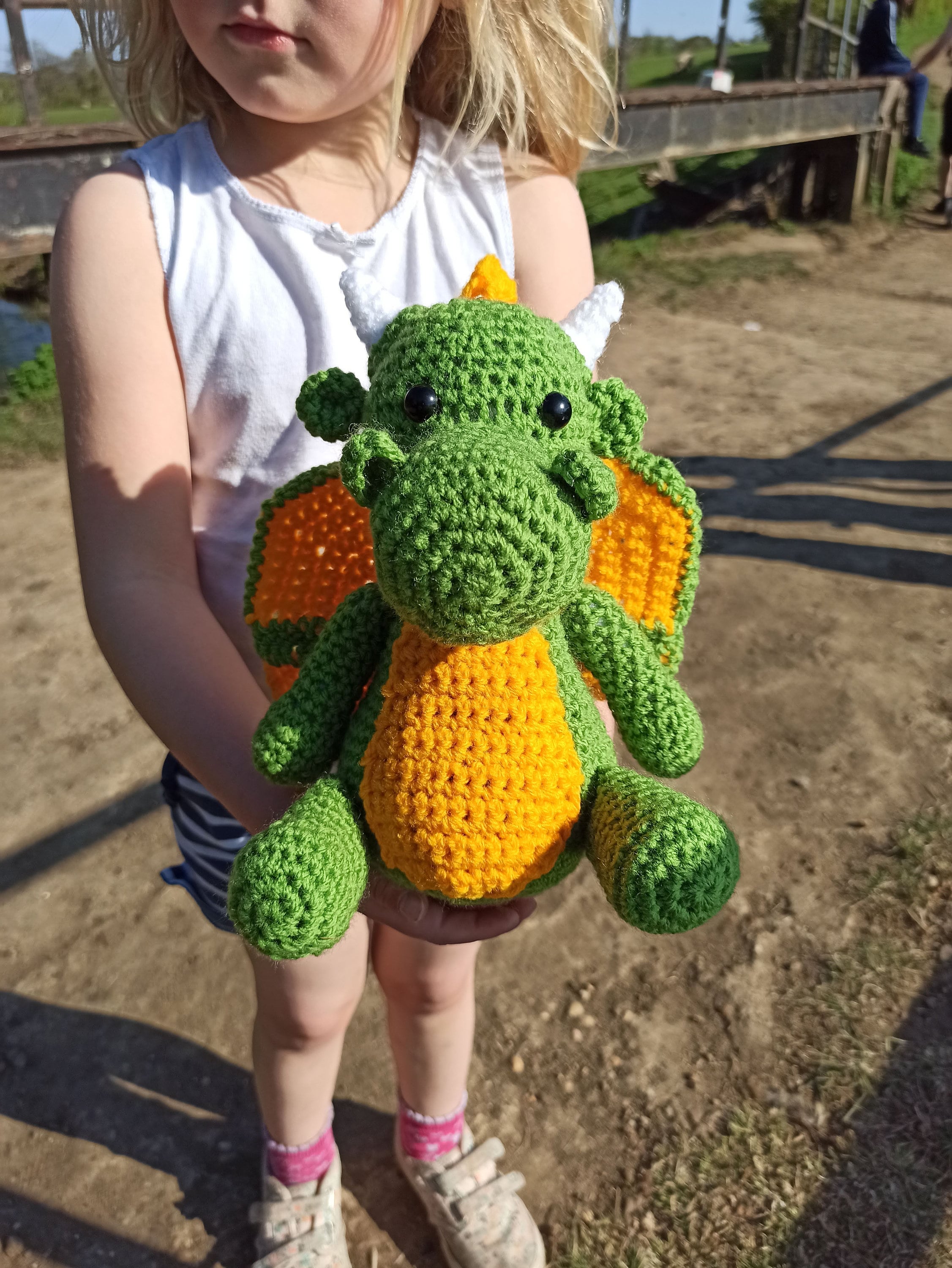 Dragon Crochet pattern, soft toy, amigurumi pattern