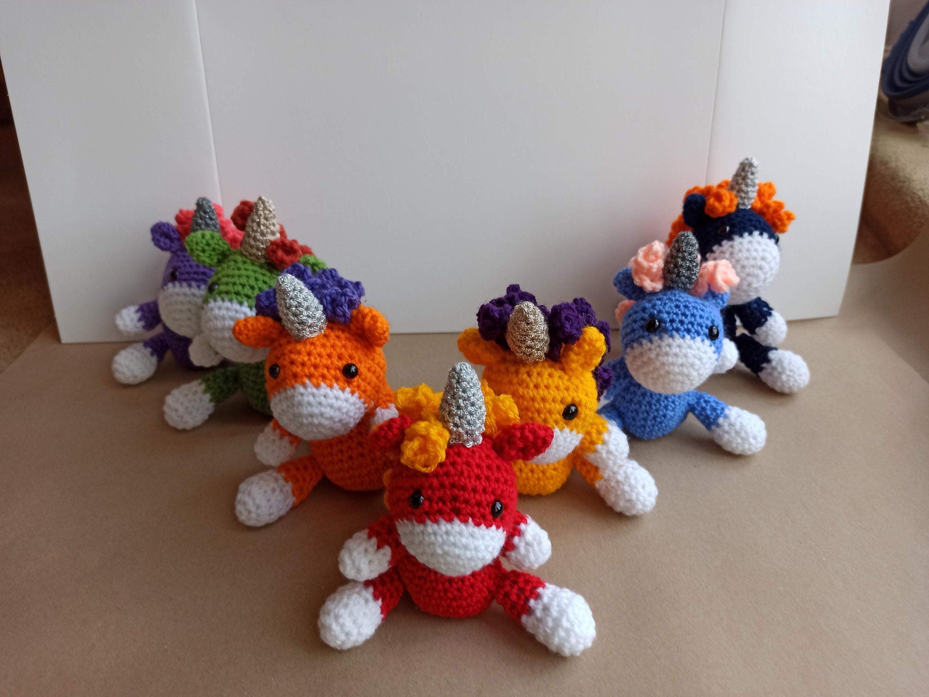 Crochet Unicorn Plush: Handmade Cuddly Stuffed Animal