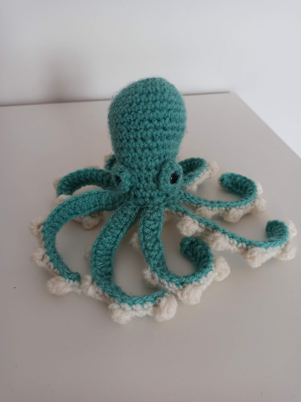 Pieuvre - patron de crochet terminologie britannique, terminologie américaine