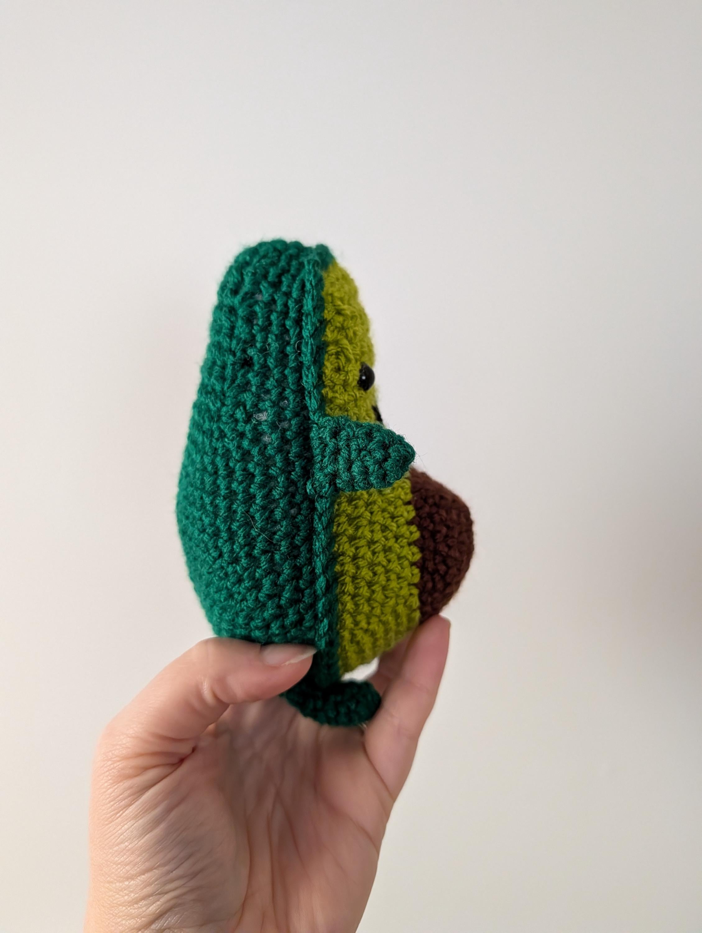 Crochet cuddly Avocado soft toy, plushies, softies, plush toys, foodie