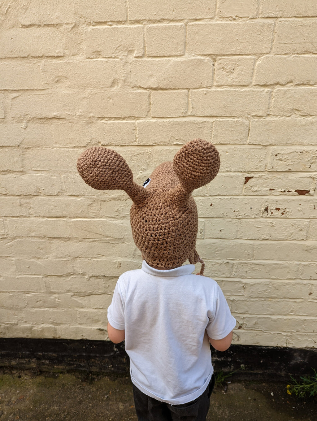 Crochet Hare rabbit hat, winter novelty hat, newborn, child, toddler, adult sizes