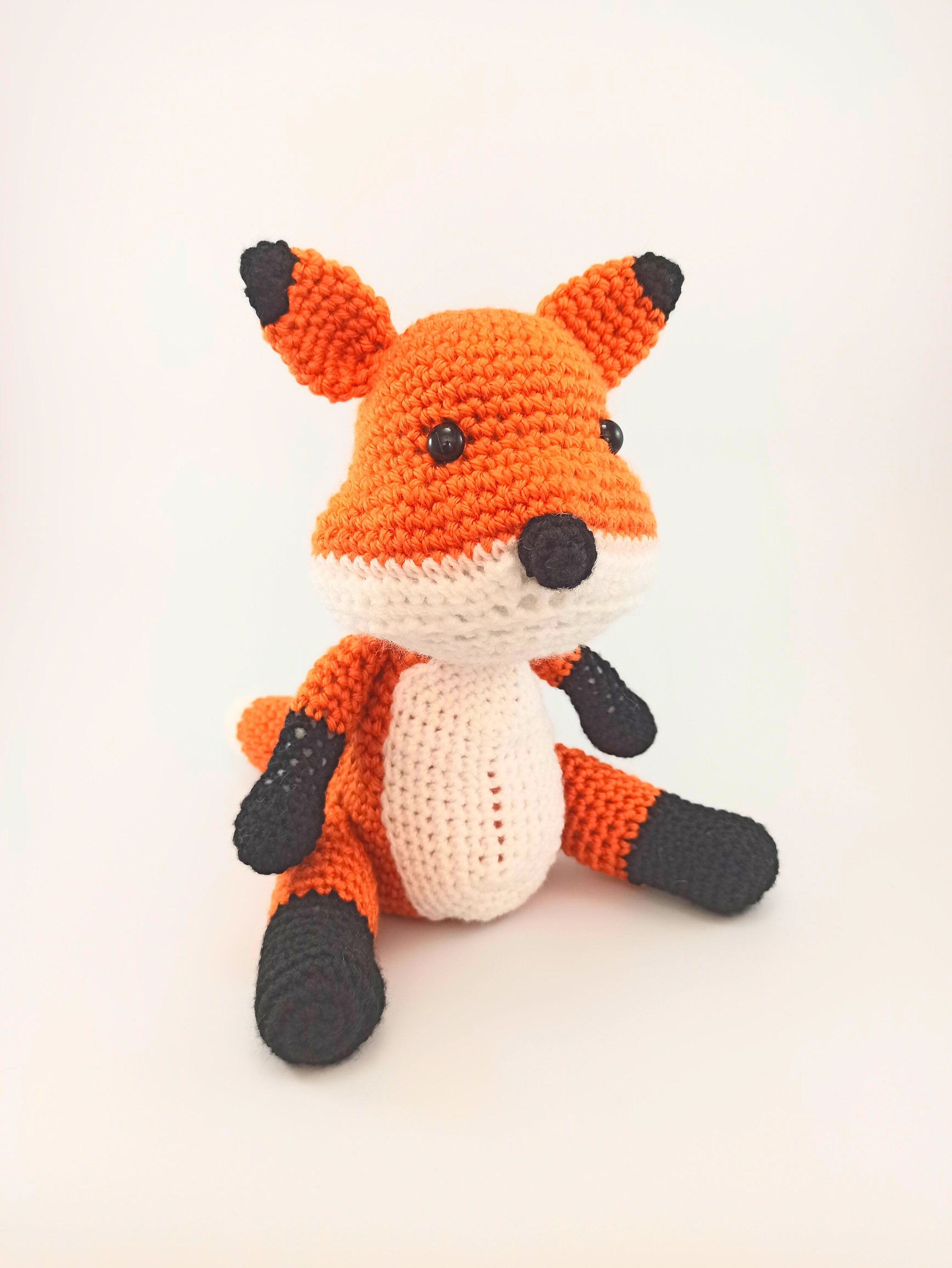 Crochet Fox Soft Toy: Cuddly Woodland Nursery Decor
