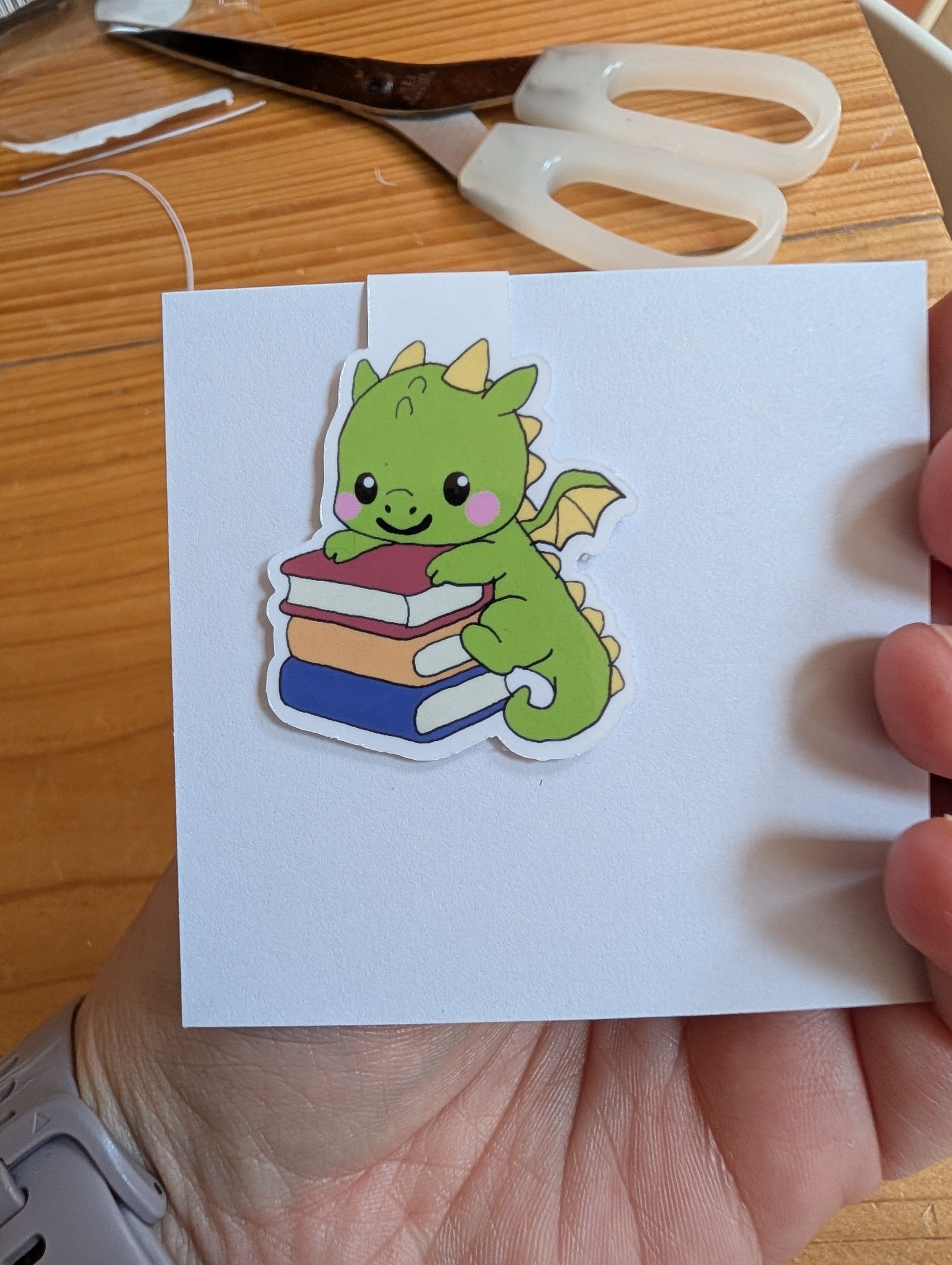 Book Dragon magnetic bookmark
