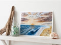 Watercolour Christian art print A5